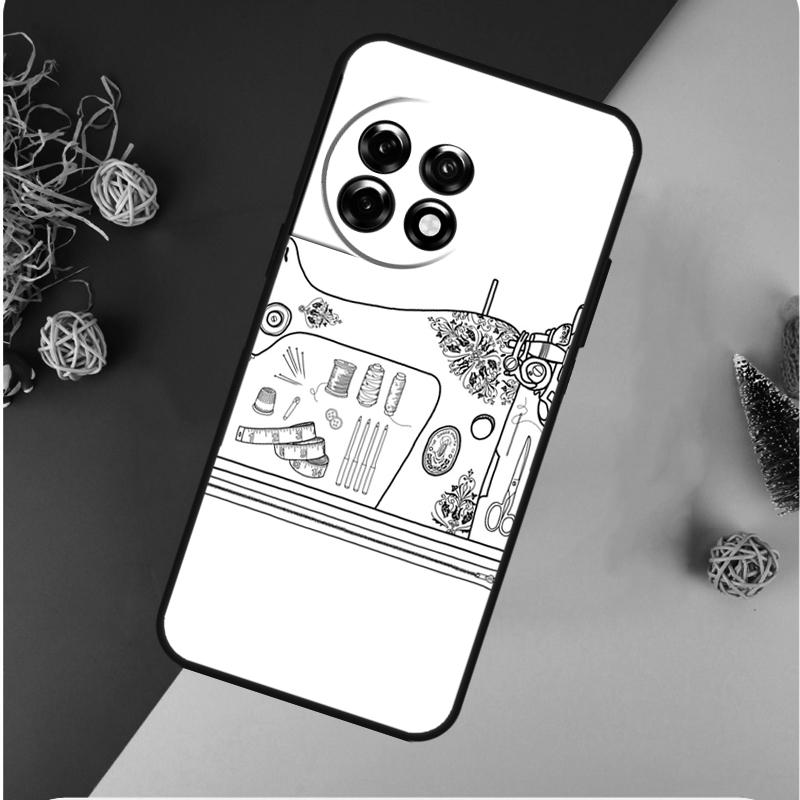Sewing Machine For OnePlus 13 13R 12 12R 11 9 10 Pro 8T 9RT 10T 10R Nord 4 CE 2 3 Lite N20 N30 Phone Case