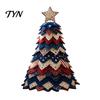 Fall Seasonal Decorations Halloween Quilted Fabric Tree Kit, Witch Cat Spider DIY Autumn Theme Crafting 3D Padded Sewing Craft Project for