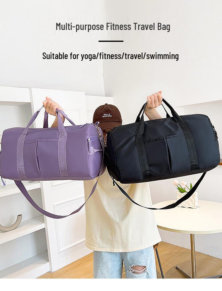 Large-Capacity Travel Bag with Shoe Compartment - Dry/Wet Separation, Shoulder & Cross-Body Luggage Bag