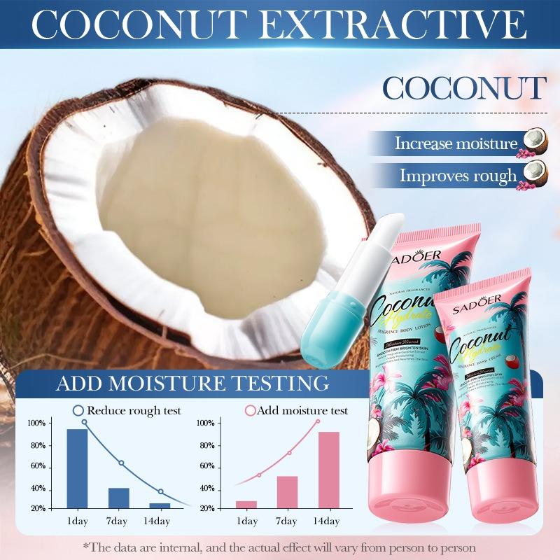 3ks/sada SADOER Hand Cream Lip Balm Body Lotion Sady péče o pleť Hydratační plné rty Rtěnka Plnější tělo Ruce Péče o pleť