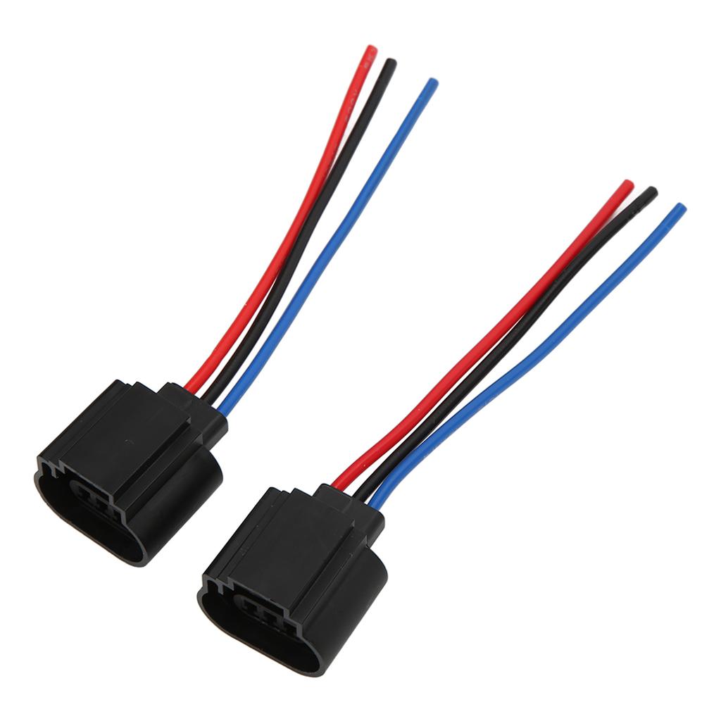 H13 Female Socket 4AWG Wiring Harness Connector Replacement for Headlight Headlamp Lamps Bulbs