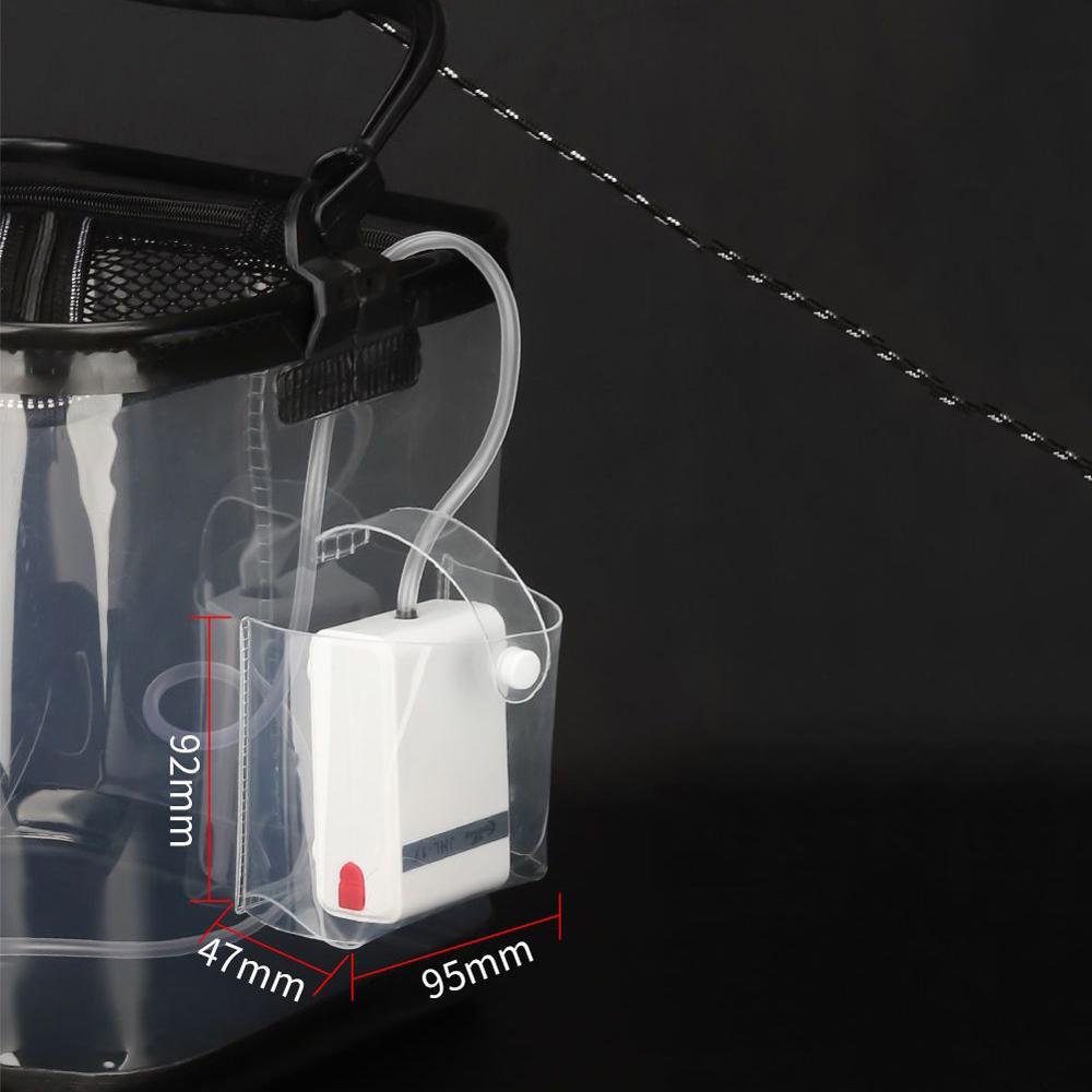 Portable EVA Fishing Bag Collapsible Bucket for Live Fish Box Oxygen Pump Car Camping Water Container Basin Tackle Storage Case