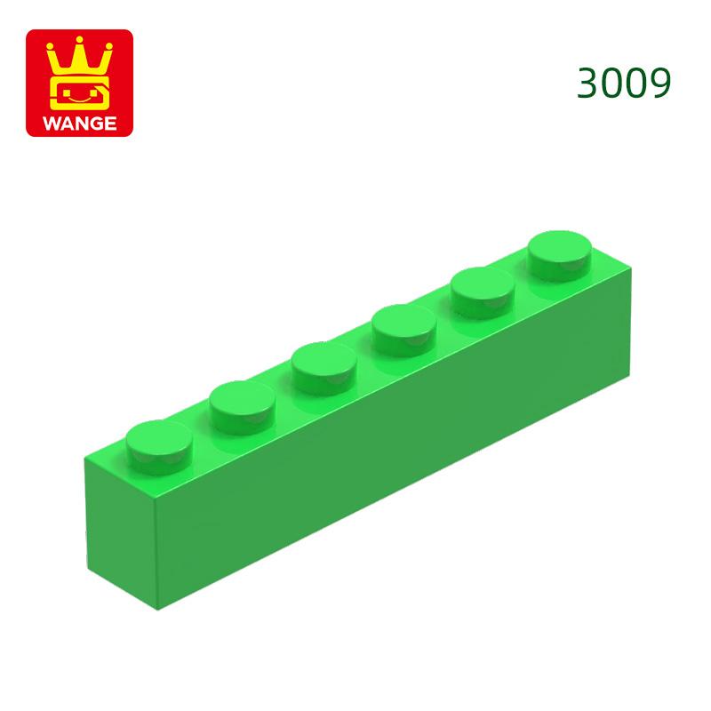 Non-Toxic 42 Pcs/Lot 3009 1X6 Dots High Basic Building Blocks Accessories Compatible With Bricks Diy Children Toys Assembly Gift Box