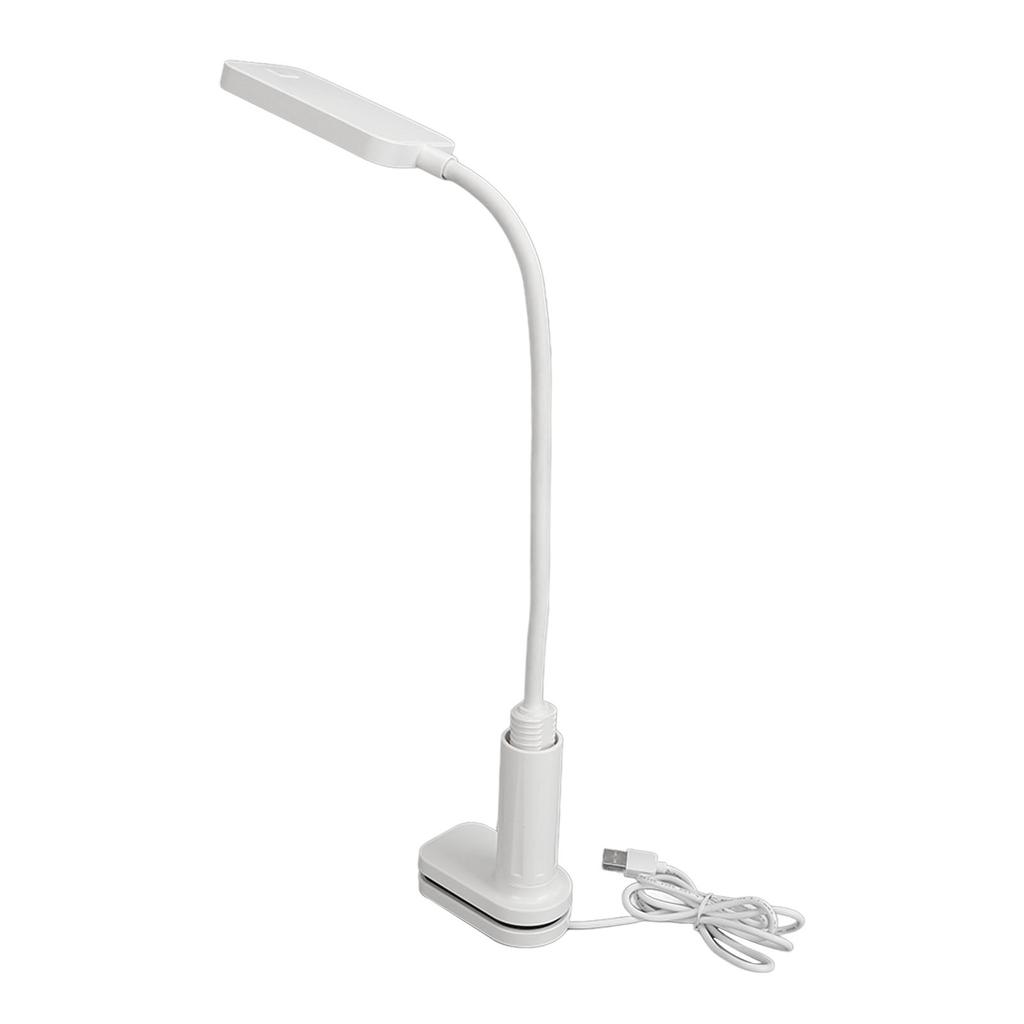 UV LED Nail Lamp with Clamp 2 In 1 Nail Art Desk Lamp USB Charging Soft Lighting Portable Manicure Table Lighting