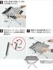 [Campers Collection Yamazen] Stainless Steel Square BBQ Stand CCT-001