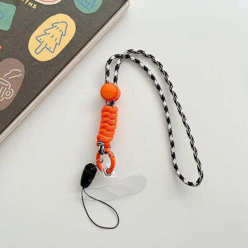 Mobile Phone Chain Ring Cord For Keys With Patch Wrist Strap Luxury Hanging Cell Phone Holder Keychain Phone Case Lanyard