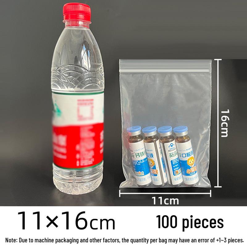 Thickened Heat-Seal Transparent PE Food Bags: Self-Sealing & Customizable