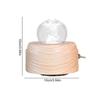Rotating Musical Box Multifunctional USB Charging Musical Box Crystal Night Light Unique Wooden Bedside Lamp Rotating Wooden