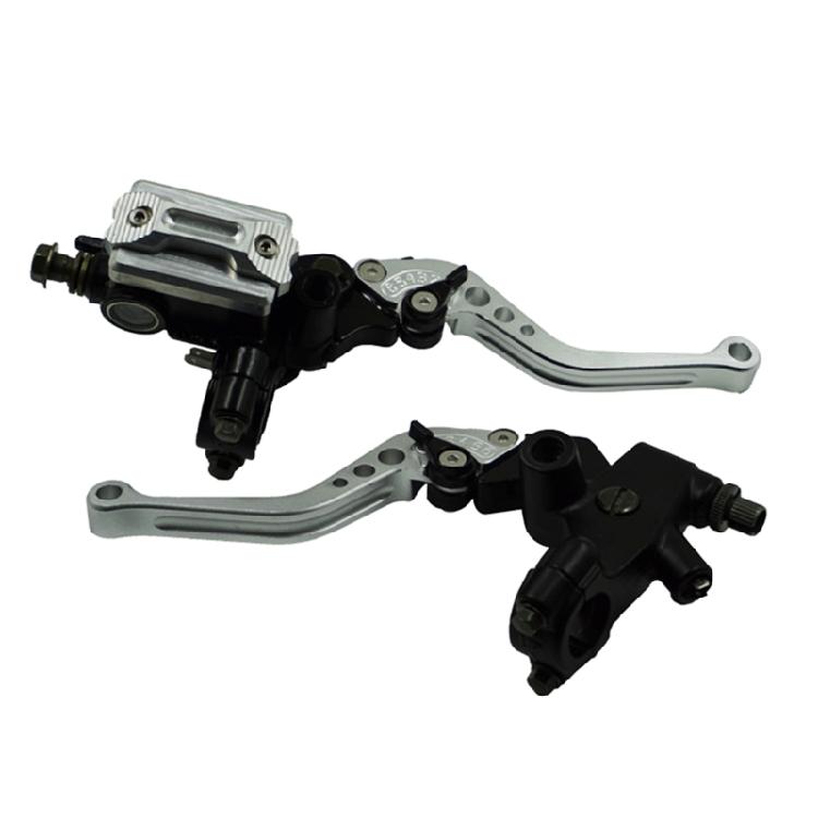 Motorcycle Brake Clutch Master Cylinder Reservoir Levers 7/8"