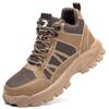 Fashion Work Safety Shoes For Men Lightweight Protective Work Sneakers Lightweight Men Shoes Breathable Shoes Anti-Puncture Work Boots