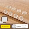Self-Adhesive Silicone Anti-Collision Beads: Transparent Door Handle & Toilet Lid Shock Absorbers