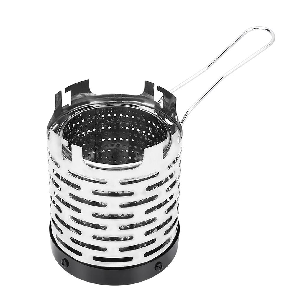 Portable Outdoor Folding Metal Hting Gas Stove Cover Camping Hiking Accessory