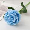 European 3heads Peony Multicolors 48*8cm/65cm Bridal Bouquet Flowers PINK Fake Peony Flower Wedding Table Decoration