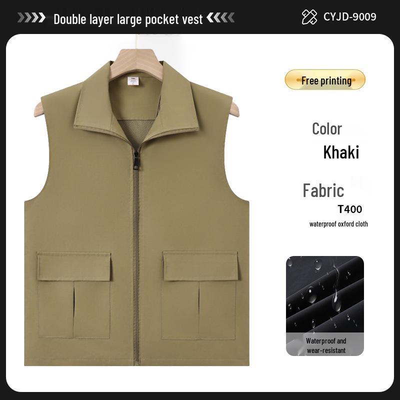 Customized Volunteer & Guide Vests with Logo for Supermarkets & Storage Activities
