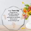 2D Flat To Pastor's Wife Appreciation Gifts Acrylic Desk Decor Plaque, Home Decor Plaque Hanging Wall Art Decorative Garden Decoration for Room Door S