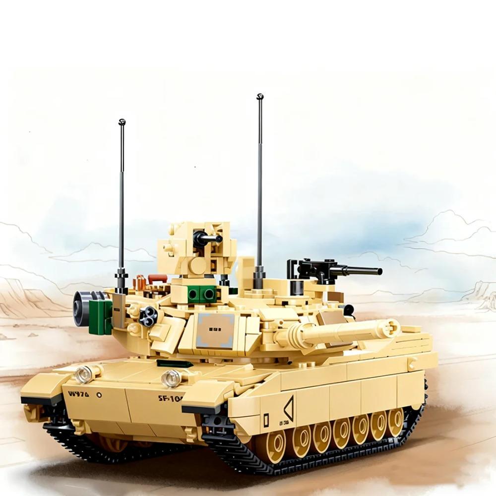 781 Peças B0892 Modelo de Tanque do Exército M1A2 Sep V2 Abrams Blocos de Construção Brinquedos de Tijolos para Crianças Kits de Construção Presente