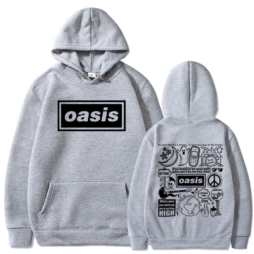 British Rock Live 25 Tour Hoodies Fashion Gothic Vintage Oversized Sweatshirt Men's Women Long Sleeve Pullovers