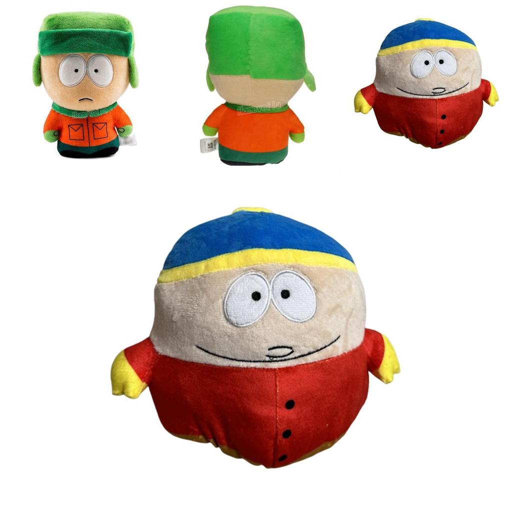 Portachiavi di South Park con Peluche di Kyle, Cartman e Kenny