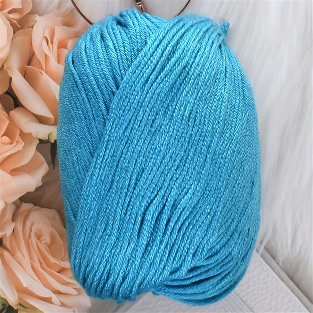 6pcs 300g/10.56oz RayonYarn Soft & Machine Washable Knitting Crochet Yarn for Sweaters Jewelry Making DIY Craft Yarn for Clothing & Accessories