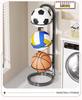 Foldable Multi-layer Sports Ball Storage Rack for Home