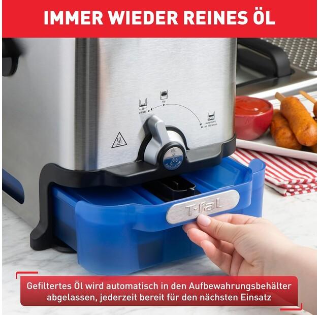 Fritéza Tefal FR8040 Oleoclean Pro Inox & Design