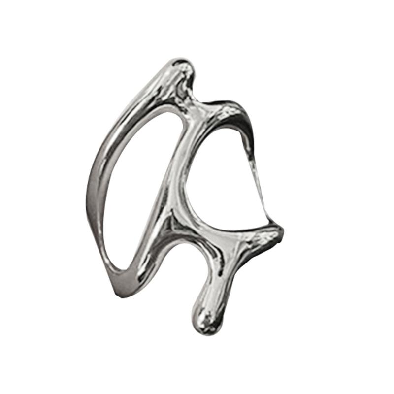 Two Hands Than Heart Rings Punk Gothic Hip Hop Band Jewelry Charm Gift Statement Promise Anniversary Ring for Women Men