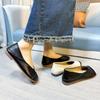 New Style Single-Layer Shoes Women Spring and Autumn Solid Shallow Flat Soft Bottom Elegant Mother Slip-on Shoes Plus Size 43