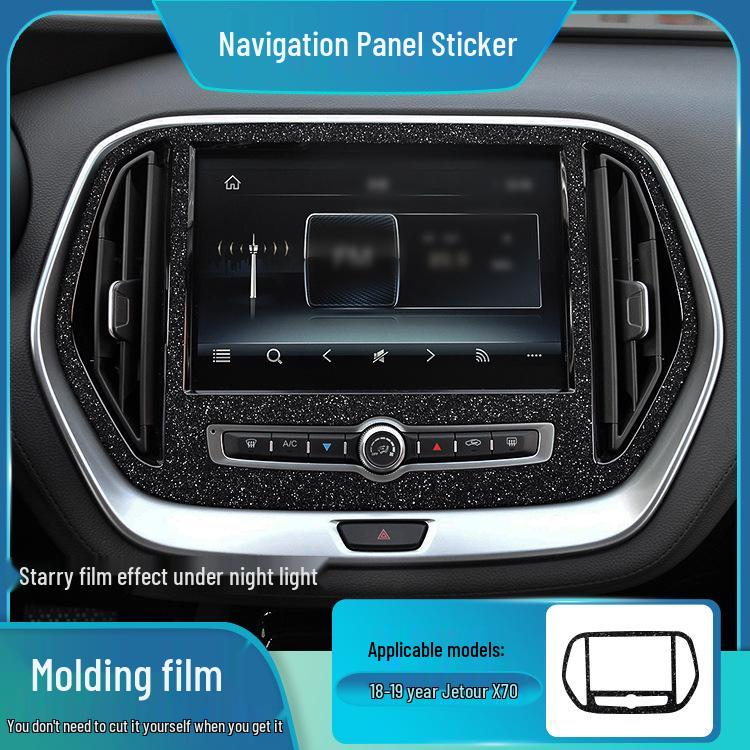 Starry Sky Film for Jetour X70 Interior and Center Console Frosted Film Sticker Replacement