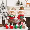 Funny Cute Long-legged Elf Ornaments Cartoon Handmade Christmas Plush Doll Unqiue Christmas Tree Hangings Ornaments New Year