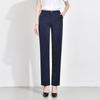 Women's Professional Elastic Straight-Leg Trousers for Office and Hotel Wear