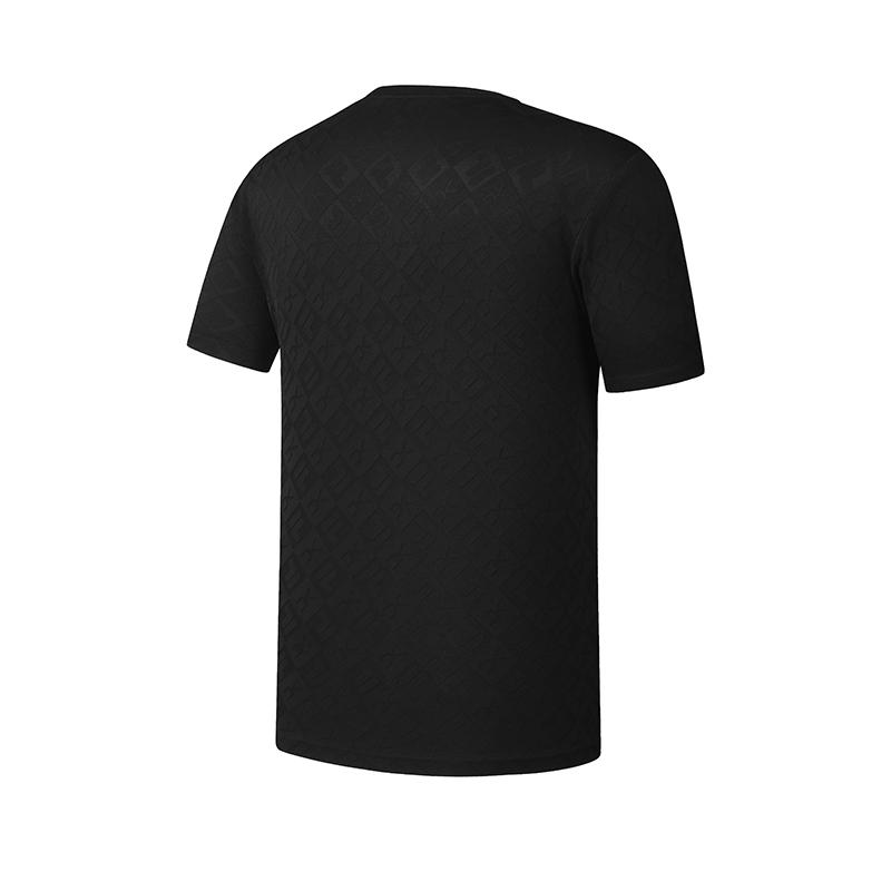 New FILA T Shirts Men's Pitch Black BK A11M523130F-BK