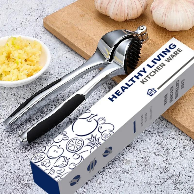 Steel Manual Stainless Mashed Garlic Novel Household Garlic Tools Kitchen Artifact Accessories Bar Kitchen Gadget Gadgets Peeler