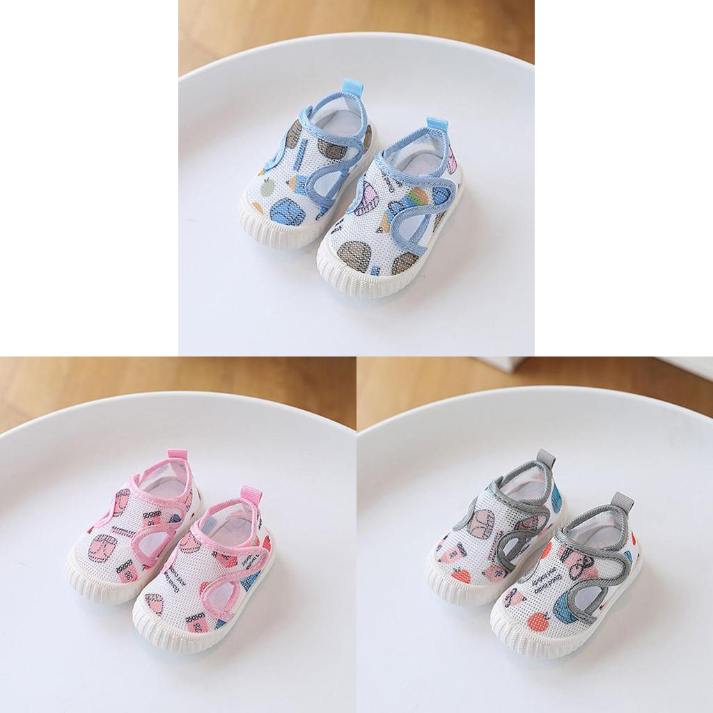 Baby Shoes Summer Mesh Soft Sole For Toddler Growth Cute Cartoon Design For Newborns And Kids