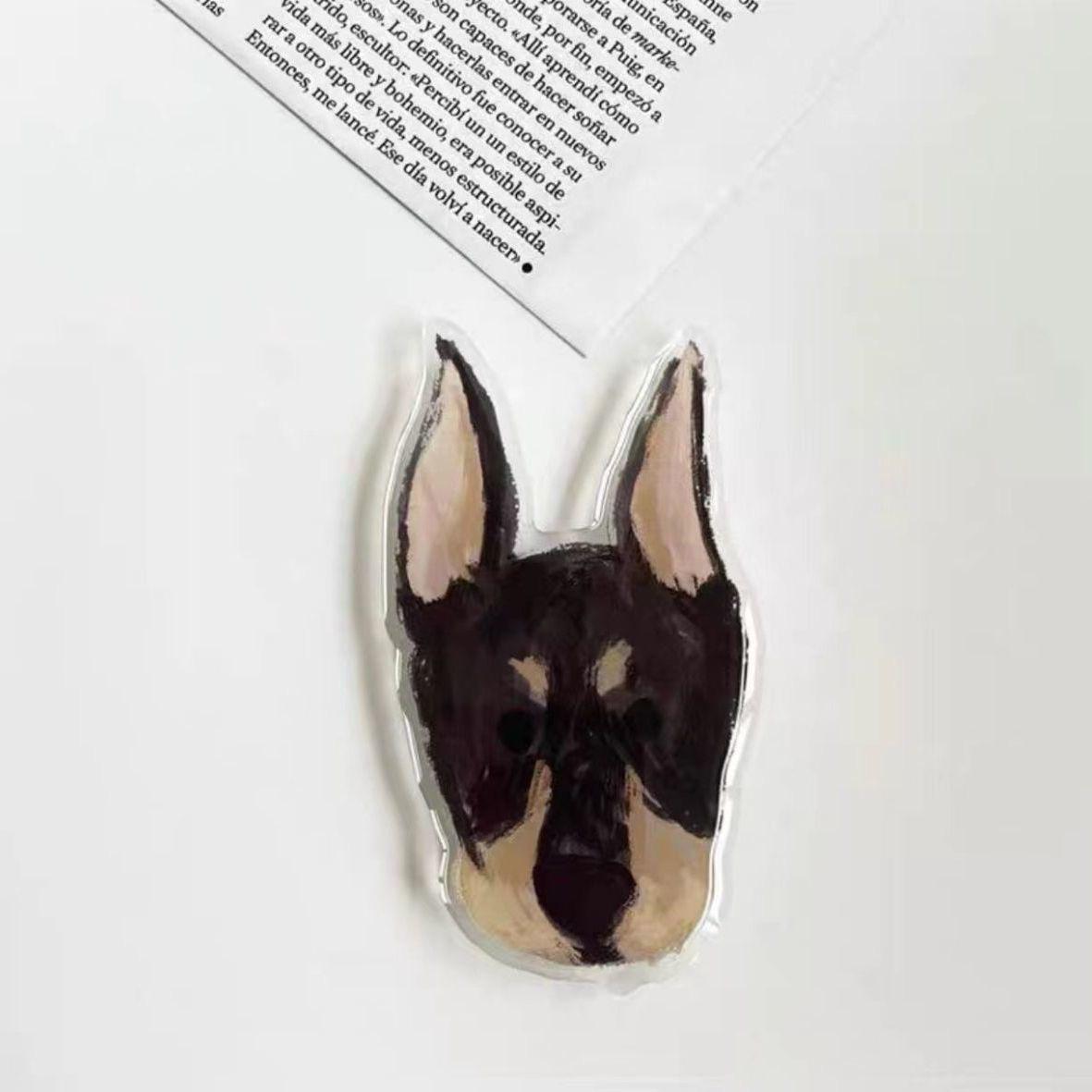 

Телескопический держатель для телефона с изображением собаки из корейского мультфильма