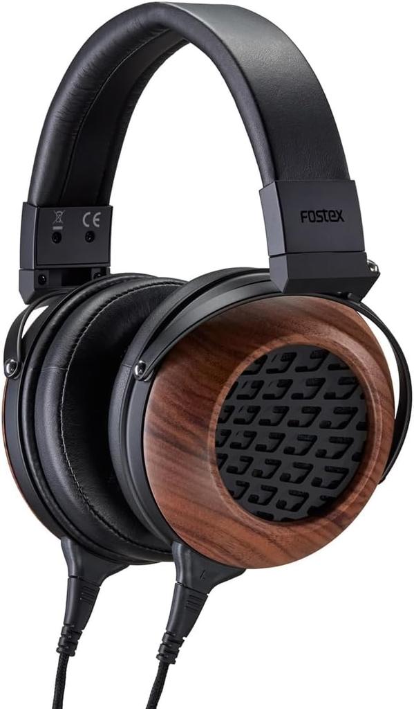 FOSTEX Open Dynamic Premium Headphones Solid Black Walnut [Model] TH808, Finish, TH808(AZ)