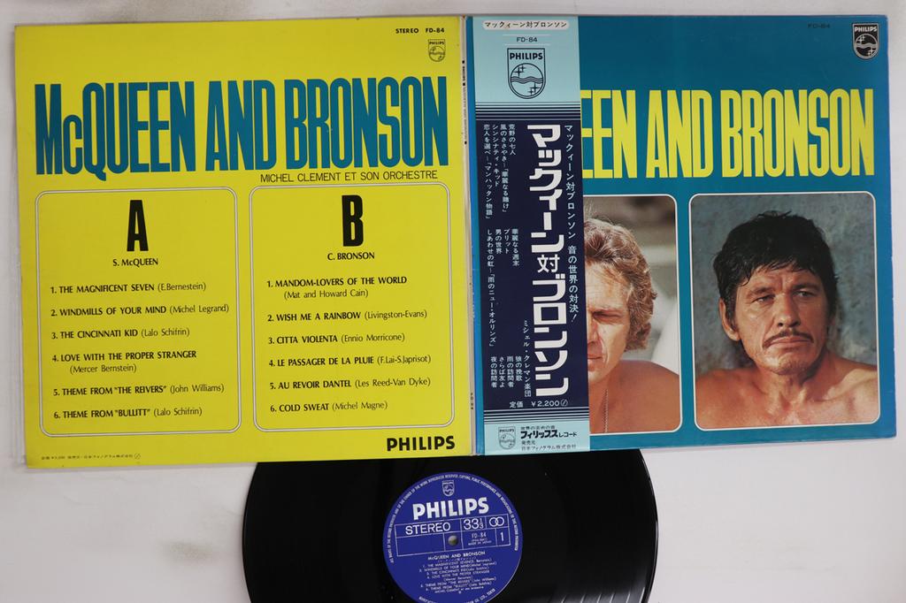 LP Record OST - Mcqueen And Bronson  FD84 PHILIPS Japan Obi Soundtracks & Musicals Used