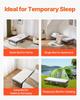 Rollaway Bed Folding Bed with 4 Inches Foam Mattress for Adults & Guest