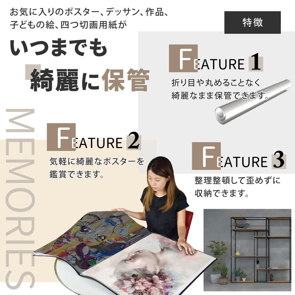 Green Week B2 Poster Holds 20 Posters Inner Paper and Storage File, (Includes Case) GWB2F-20