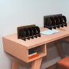 Acrylic CD Holder Album Organizer Holder Stand Bin Multifunctional Multi Compartment Vinyl Record Stand for Hotel Dorm Home