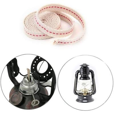 Mèche de lampe à pétrole Mèche de lampe à huile tricotée en coton Accessoires de lampe à pétrole 10 mm