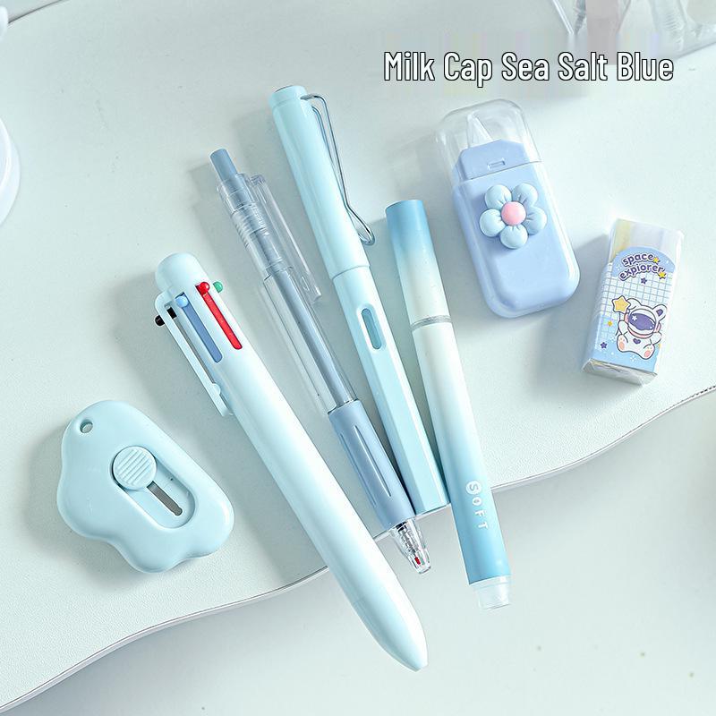 

Cute 7-Piece Back-to-School Stationery Gift Set for Students