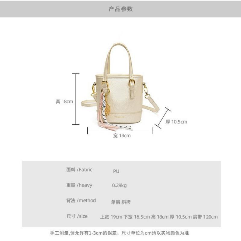 Neuer Eimerbeutel Damen einfach lässige Handtasche Mode Schulter Umhängetasche