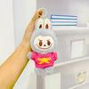 Creative Cartoon La Bubu Plush Clothing Toy Keychain Car Backpack Hanging Pendant Keyring Couple Accessories Decorative Gifts