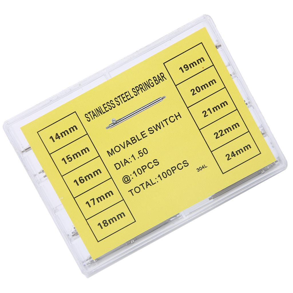 1.5mm   0.06in Thickness Quick Release Spring Bars Strap Link Pins Watch Repair Tool