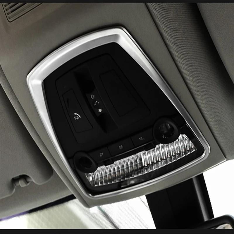 Zubehör für BMW 5er/7er Serie X3 X4 F01 F07 F10 F25 F26 Dekoration für den vorderen Leselampenschirm Innenraum Leseleuchten-Rahmen Aufkleber