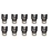 10Pcs Hose Clamp Hose Clip Removable Rubber Lining