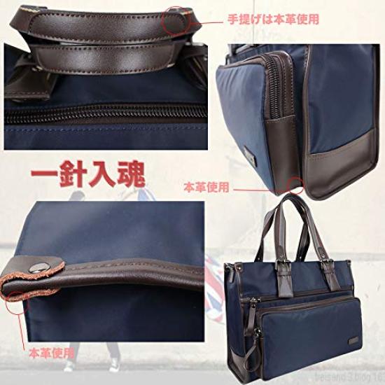 SMITHWESSON Business Bag Business Bag Genuine Leather Briefcase Leather Business Bag Commuting Shoulder Bag Tote Bag Business Bag (Smith Wesson)