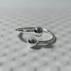 European & American Fashion Adjustable Beaded Women's Ring (Cold INS Style)