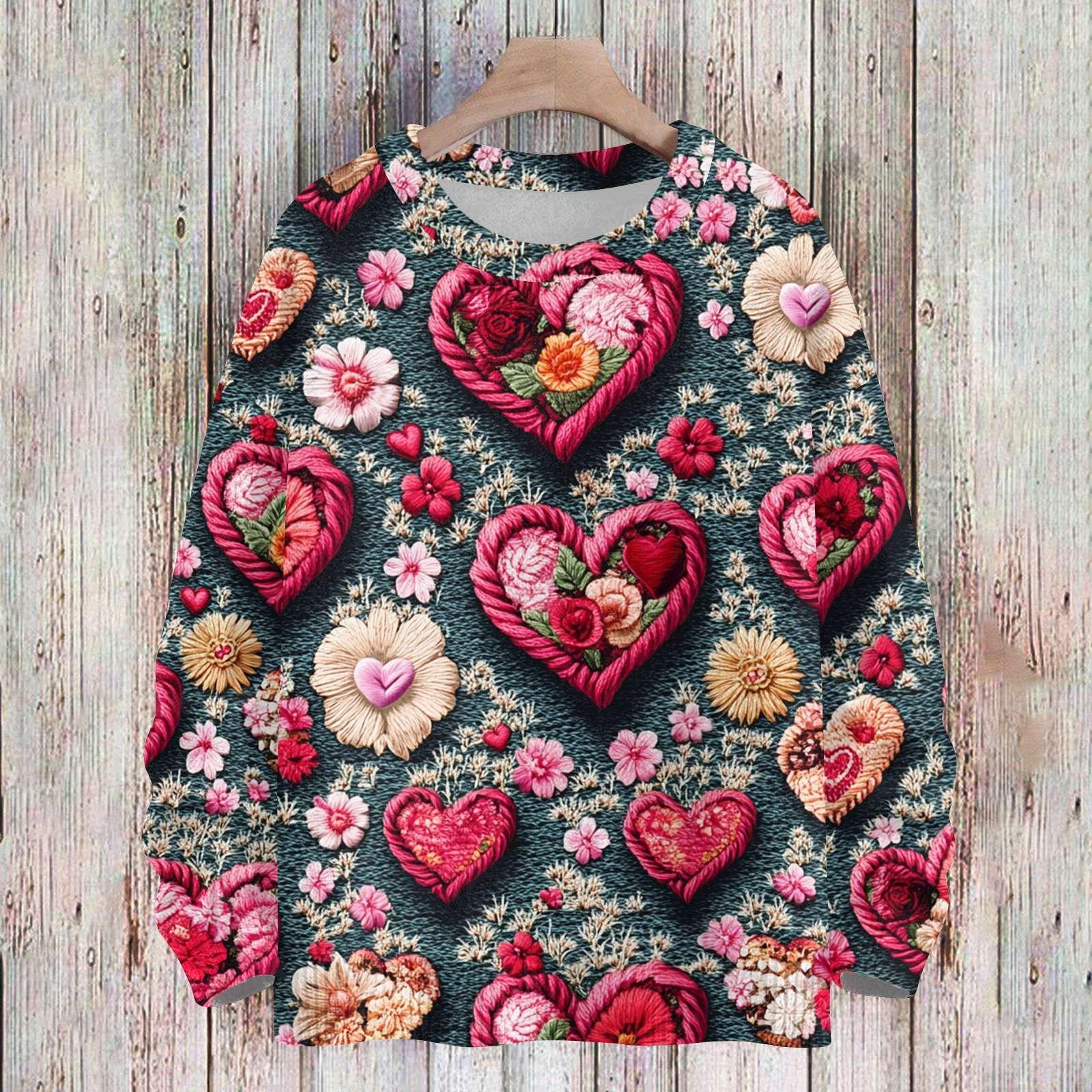 

Свитшоты ко Дню святого Валентина для детей, вязаные свитера для мальчиков и девочек, симпатичные рубашки, осенние свитера с круглым вырезом, топы 140 зелёный