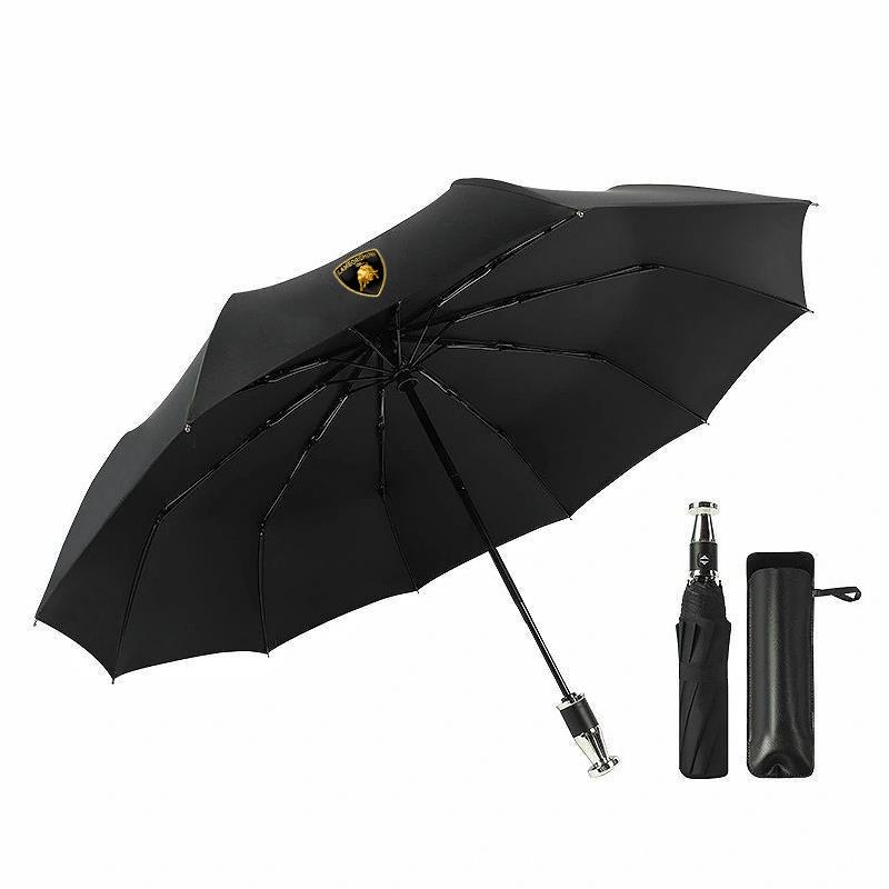 1 PZ Ombrello Pieghevole per Auto Portatile Ombrellino Parasole Automatico Stagione Unica Per Lamborghini LP570 LP610 Urus LP700 LP770 Gallardo Aventador